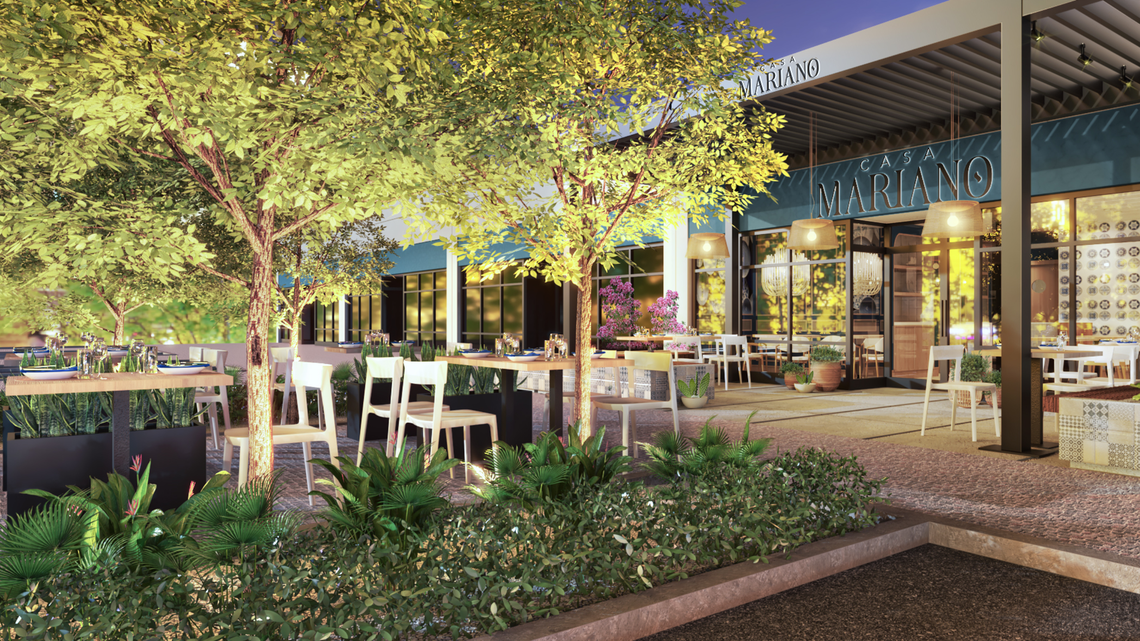 Casa Mariano will have indoor and outdoor seating.