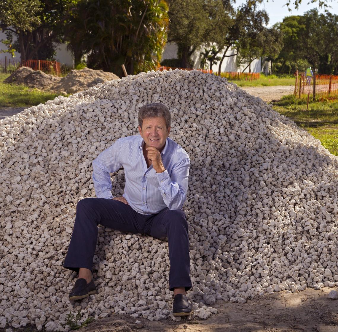 Neil Fairman, chairman of Plaza Equity Partners, one of the lead developers of the Magic City Innovation District, is photographed on site of the 17-acre mixed-use development project in Miami’s Little Haiti neighborhood on Tuesday, September 18, 2018.