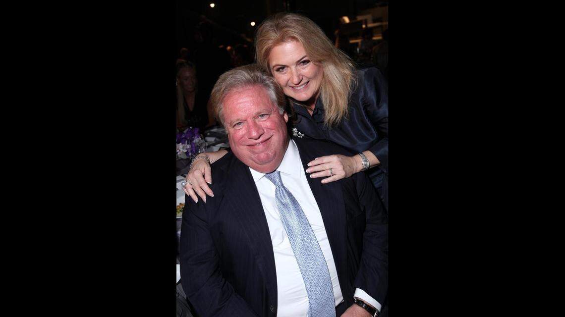 Elliott and Robin Broidy in 2012