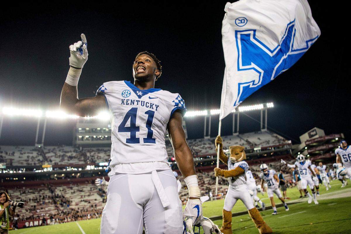 Kentucky linebacker Josh Allen reminds is a true difference maker, Louisville interim head coach Lorenzo Ward said. “I was blessed to coach Jadeveon Clowney and you had to know where he was on offense or he would destroy your game plan, so you’ve definitely got to know where Josh Allen is.”