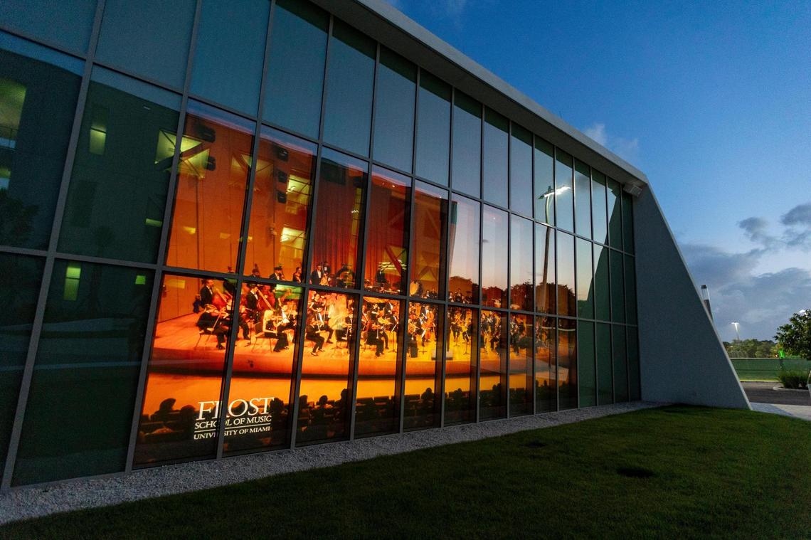 Windowcast at the Knight Center for Music Innovation in the University of Miami.