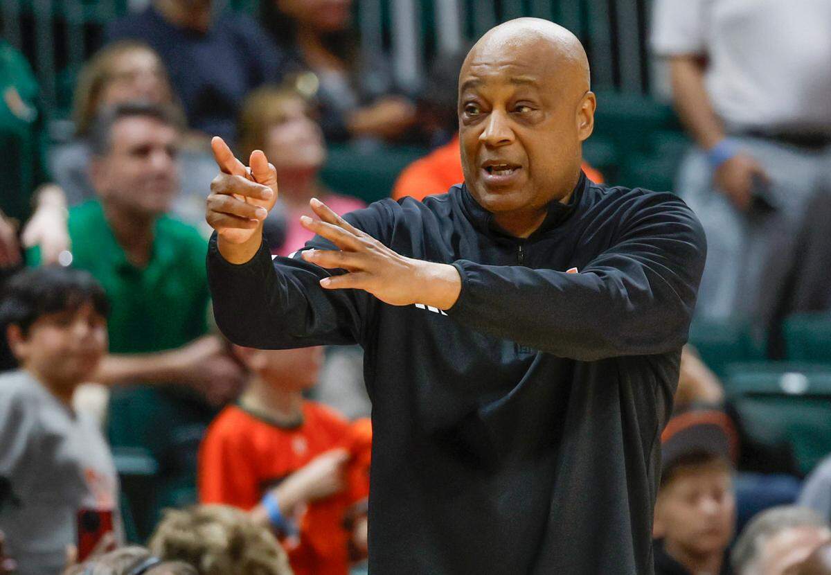 Miami Hurricanes head coach Bill Courtney is trying to get his team to the finish line after a tough season.