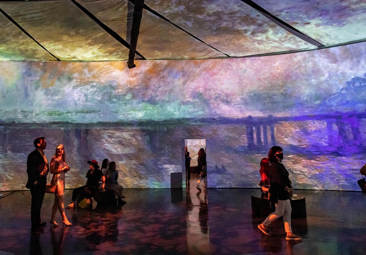 eyond Monet is an immersive experience showcasing over 400 of the artist’s works.