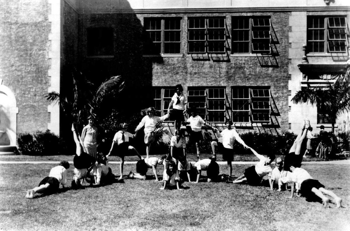 Part of Ida M. Fisher High School was built in 1929 at 1540 Drexel Ave. in Miami Beach.