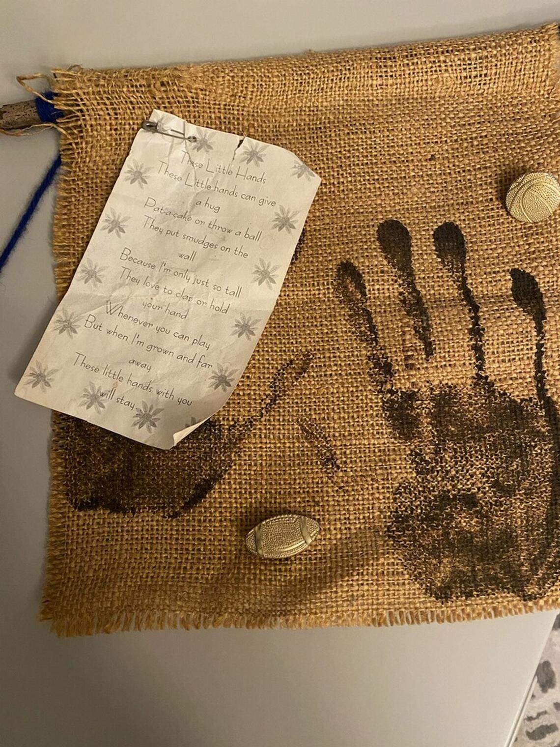 A Mother’s Day gift that Heat center Bam Adebayo made his mother while in elementary school.