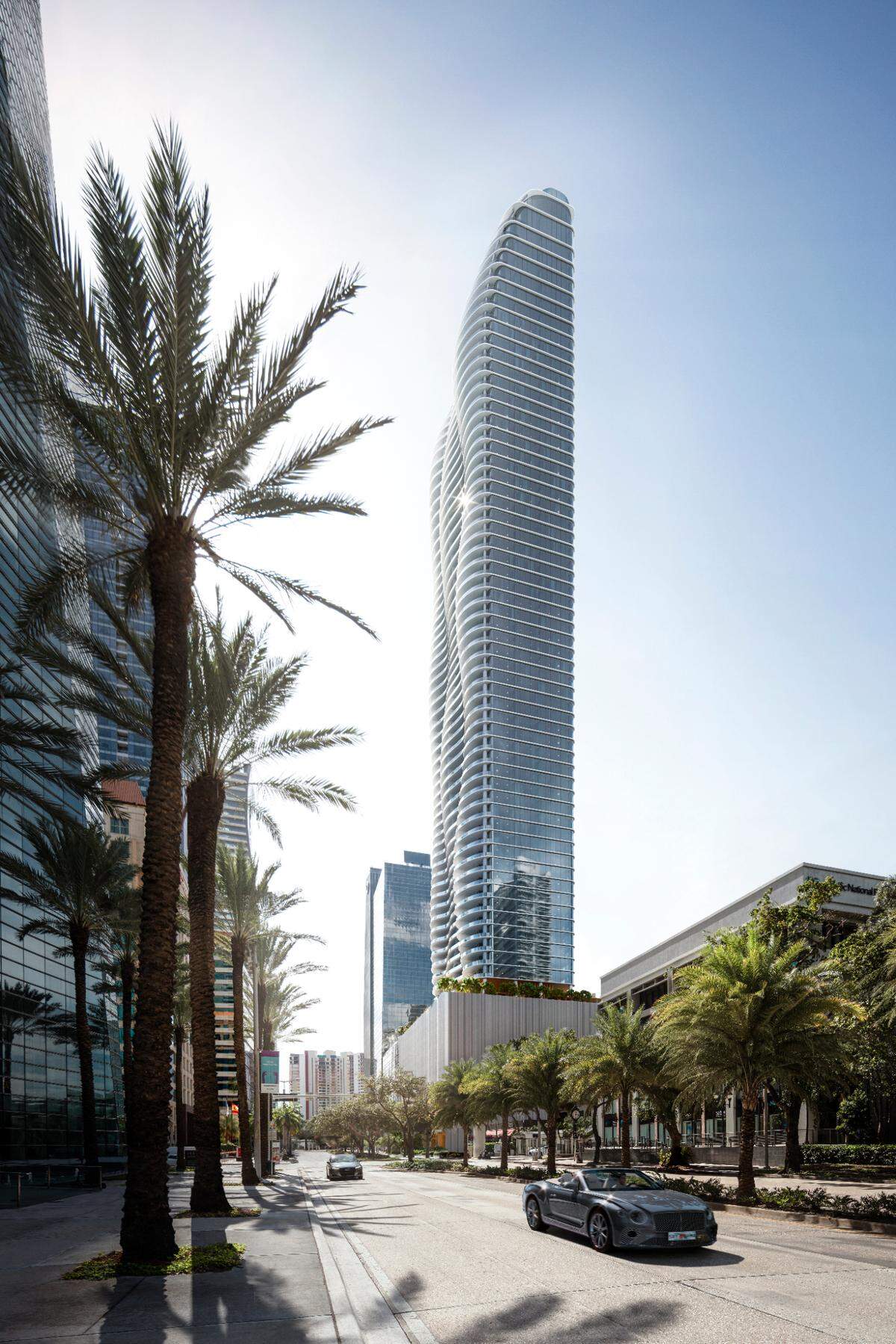 The Residences at 1428 Brickell tower, seen in this rendering, is planned to be 70 stories.