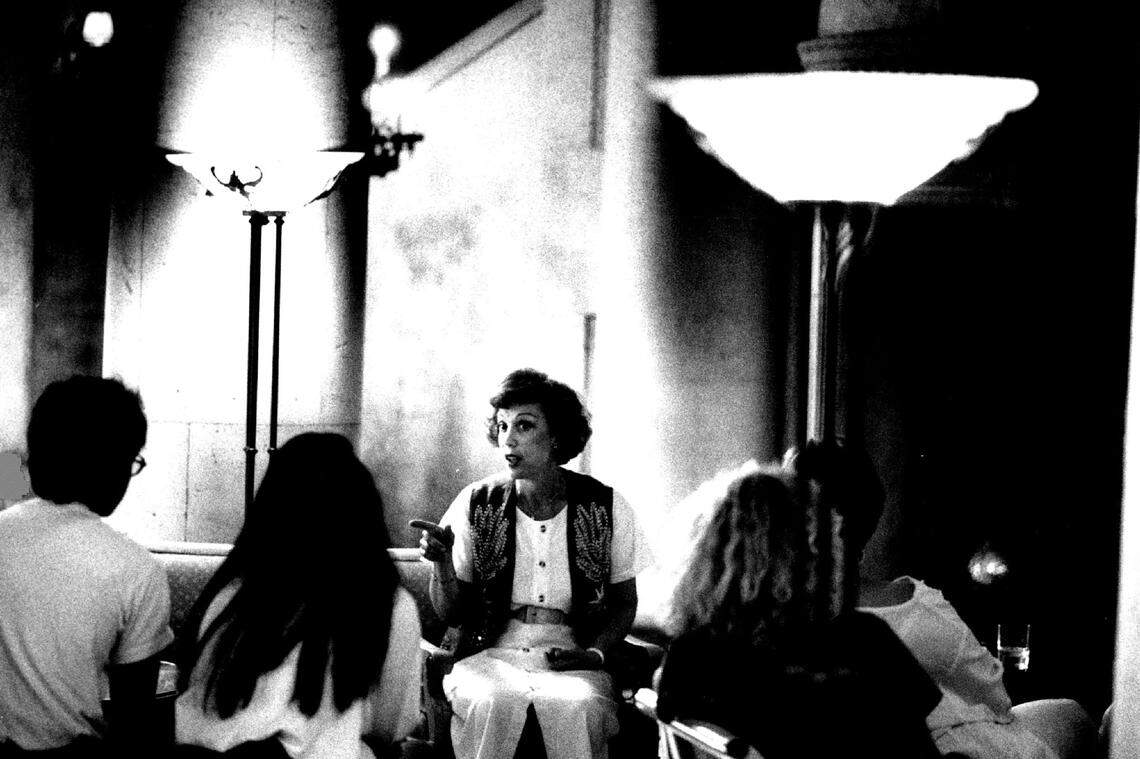 A group inside the Biltmore lobby in 1994.