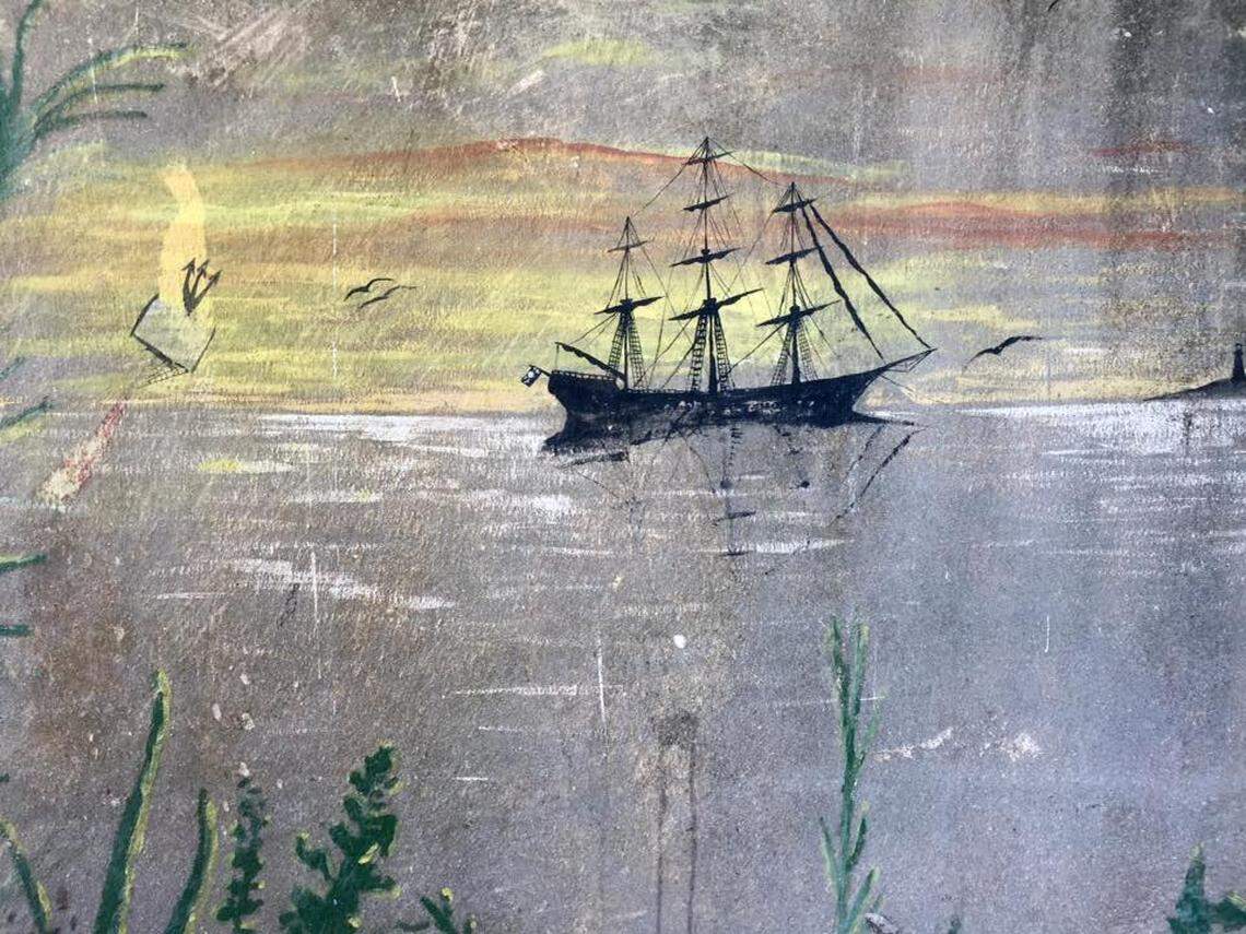 Monkey Tom did this mural on the outside of the San Carlos Institute, 516 Duval St.