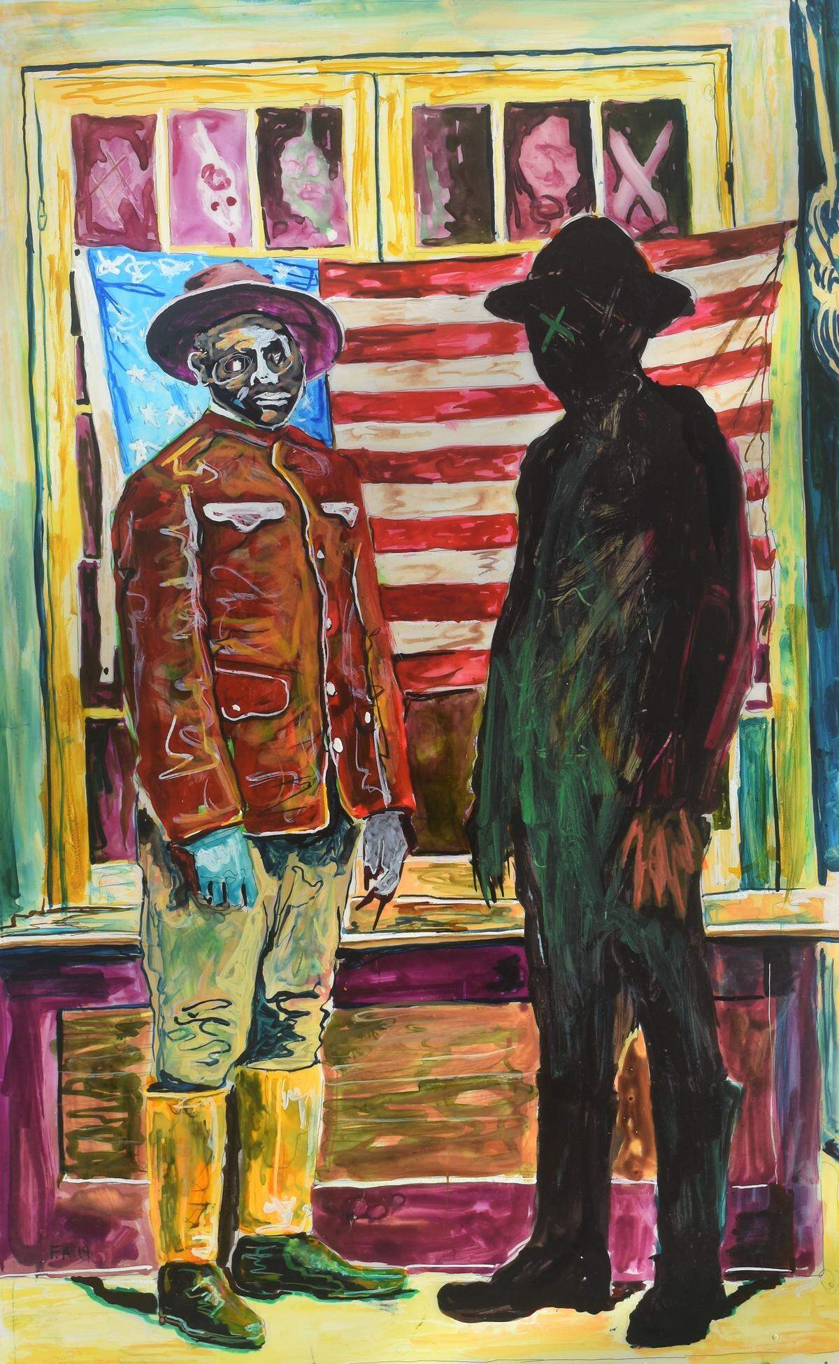 Farley Aguilar’s “Soldier with Shadow” is part of the group show “On the Road II” at Oolite Arts in Miami Beach through Dec. 15, 2019.