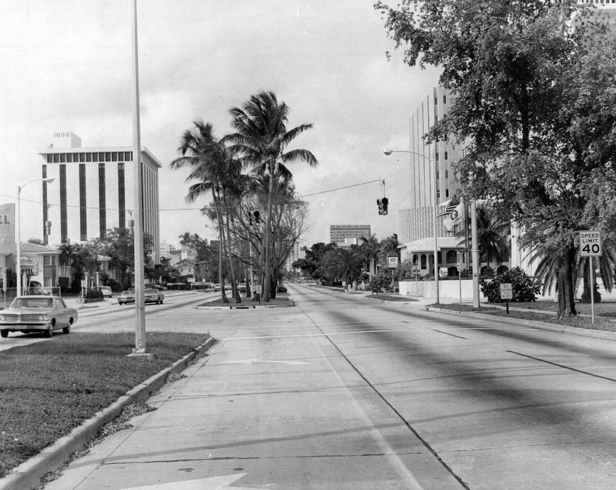 Brickell Avenue in 1969.