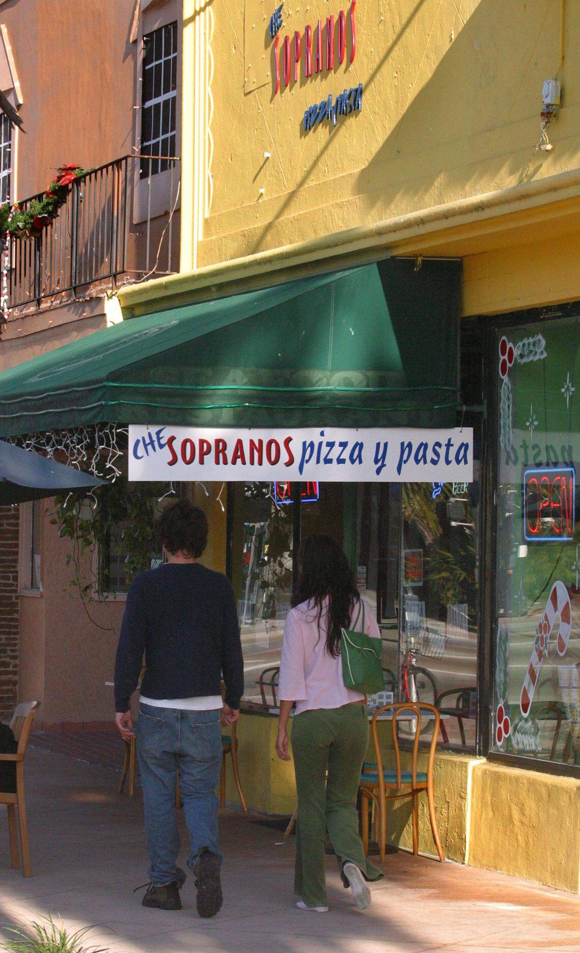 The Sopranos, one of several Argentine restaurants in the little Argentine area of North Beach, in 2003.