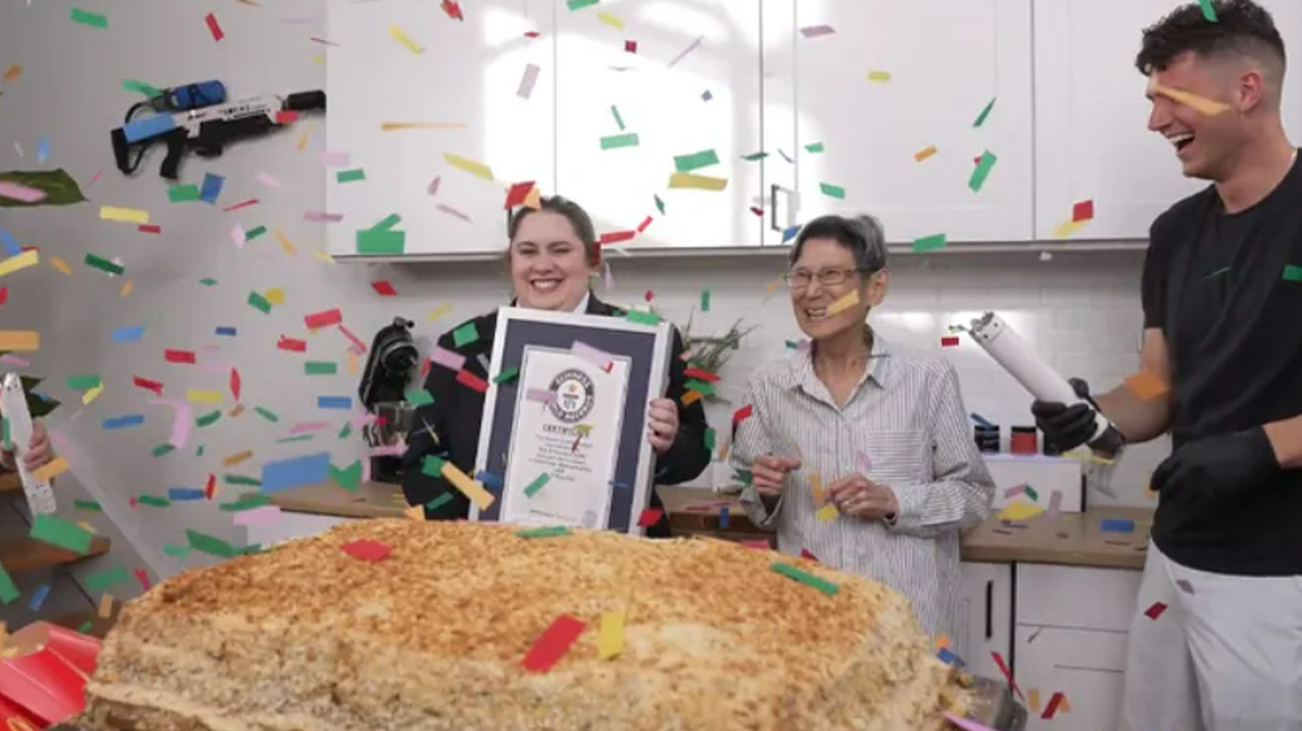 It’s not the first mouth-watering record the TikTok stars have broken, either.