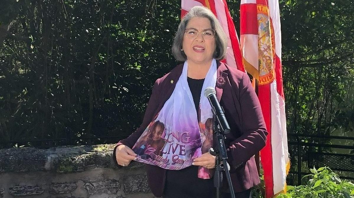 Miami-Dade County Mayor Daniella Levine Cava delivered her State of the County address on Jan. 31, 2022. On Feb. 18, she announced she has tested positive for COVID-19.