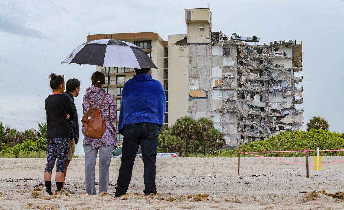A 12-story oceanfront condo tower partially collapsed early Thursday morning in the town of Surfside, spurring a massive search-and-rescue effort with dozens of rescue crews from across Miami-Dade and Broward counties on Thursday, June 24, 2021.