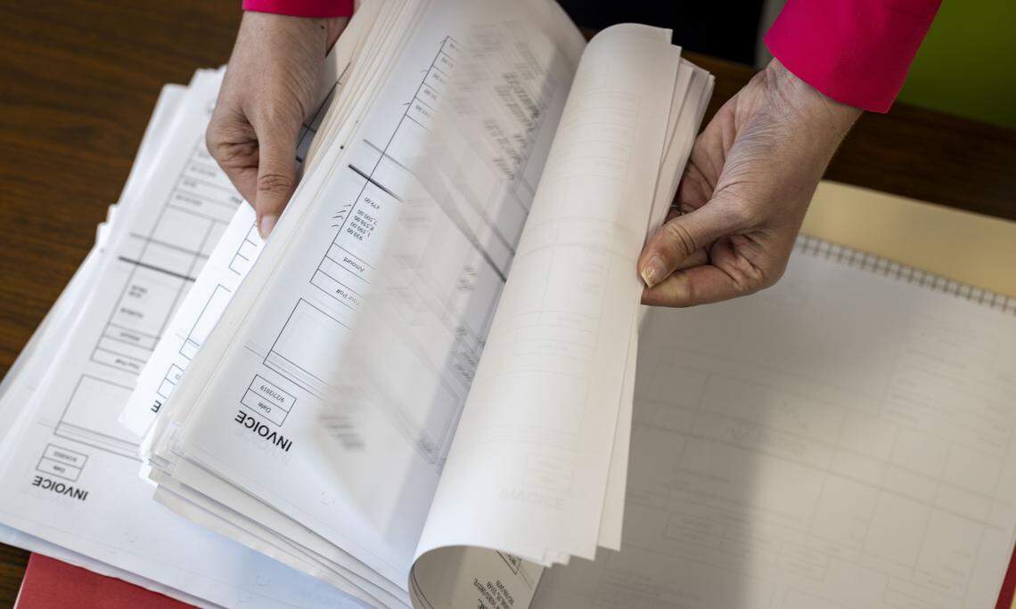 Miami, FL, October 7, 2025 - Copies of invoices submitted to Charmaine Gatlin, COO of Jackson Health Foundation.