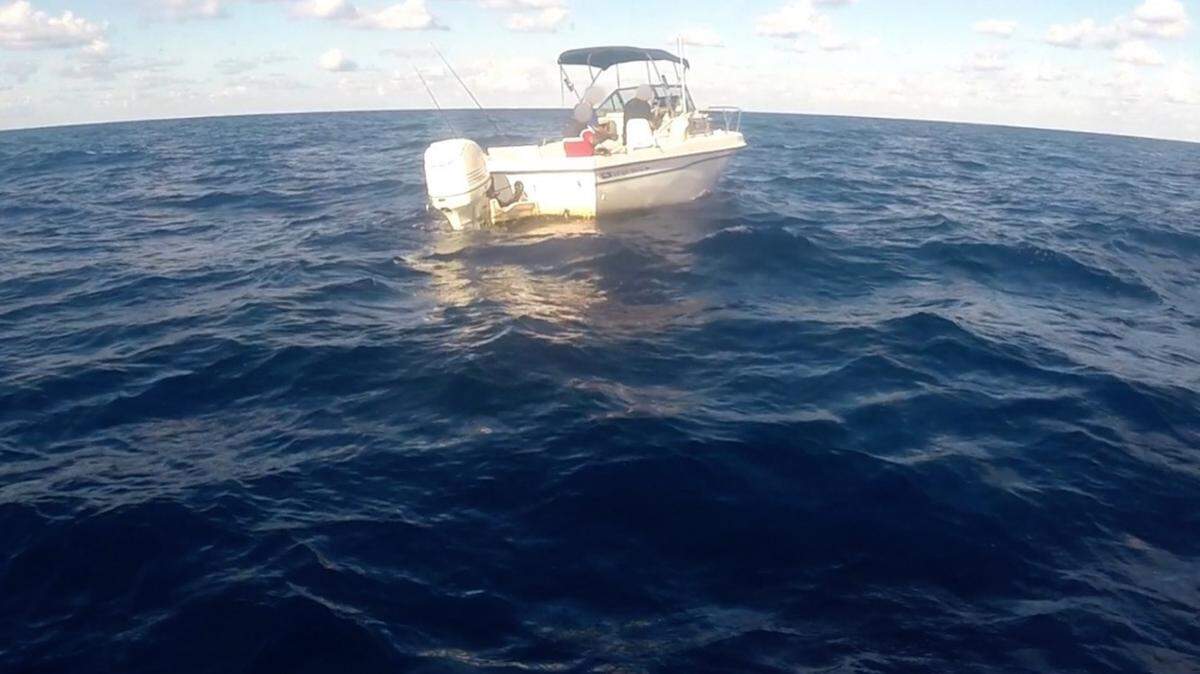 The crew of the United States Coast Guard Cutter Bernard C. Webber stopped a 20-foot boat near Sunny Isles Beach Jan. 19, 2019 and thwarted what is believed to be a smuggling operation, according to the Coast Guard. Four people were on board who did not have current U.S visas.