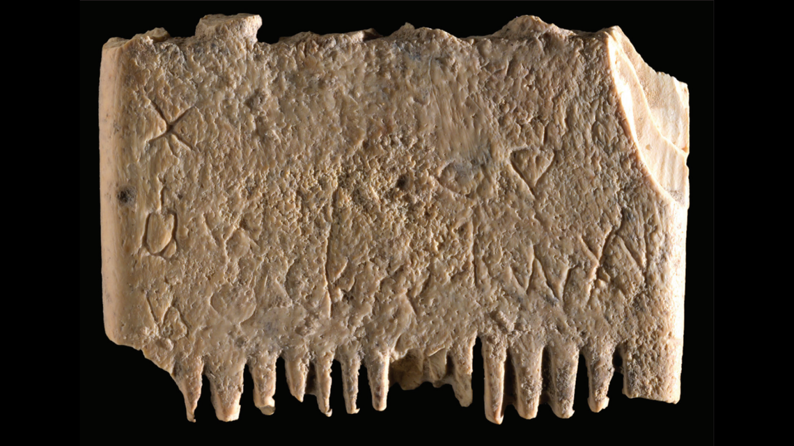 Archaeologists at Tel Lachish found an elephant ivory comb with wishful inscription, the oldest complete sentence in the earliest alphabet.