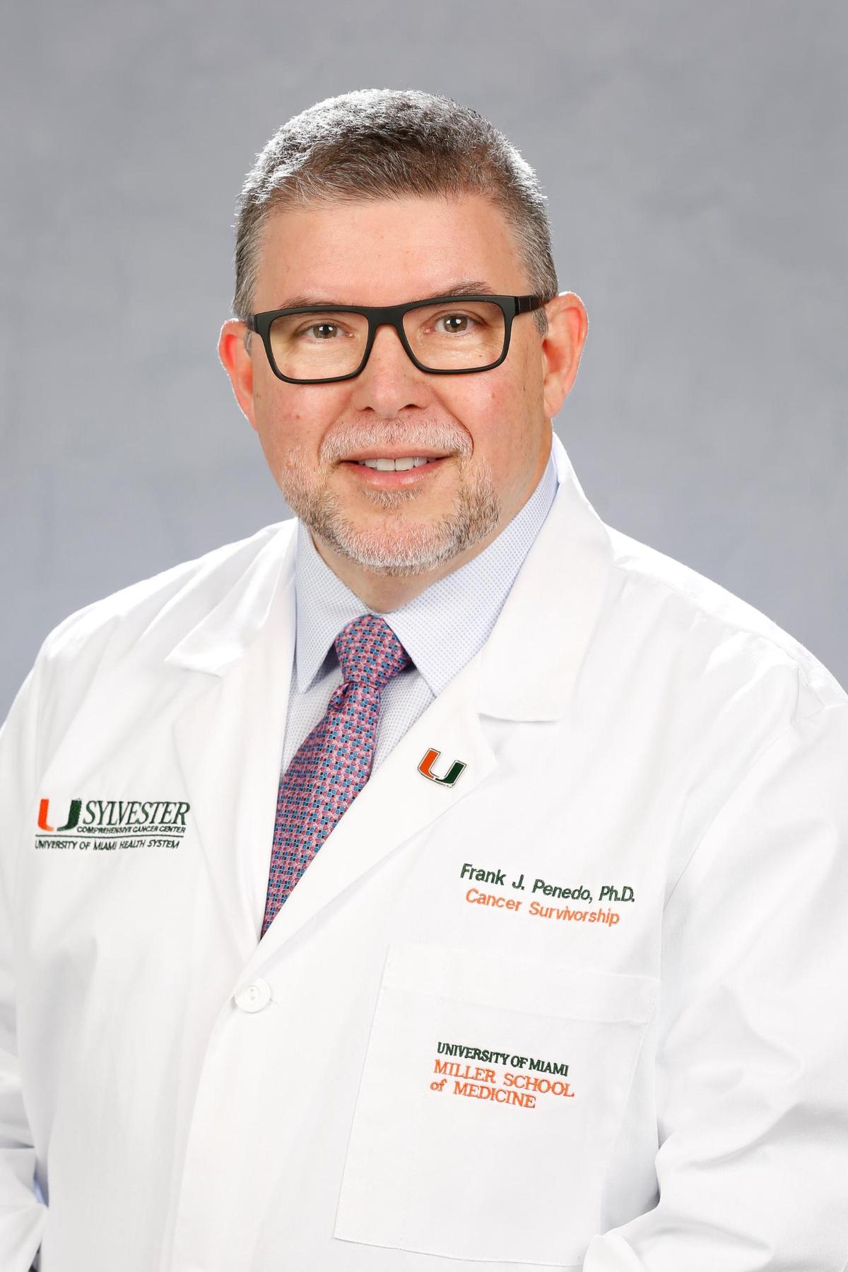 Frank Penedo, director of Cancer Survivorship and Supportive Care at Sylvester Comprehensive Cancer Center at the Miller School of Medicine at the University of Miami.