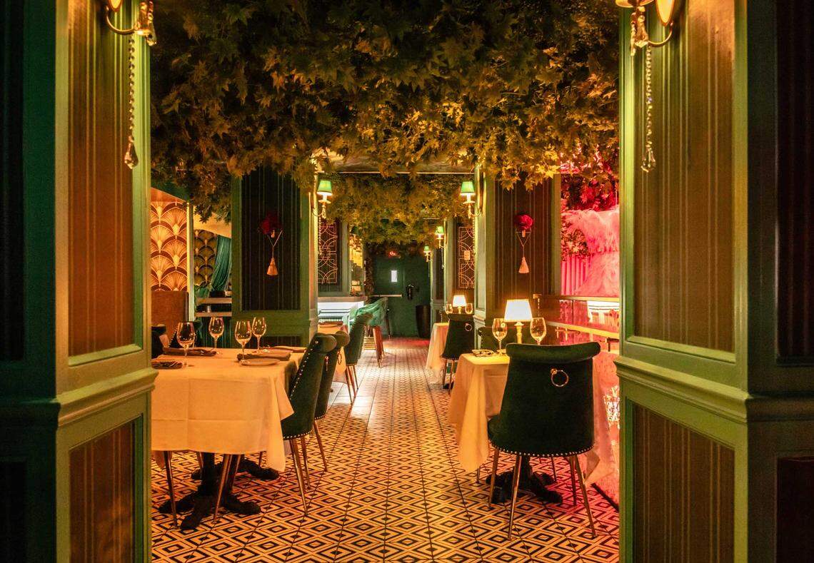 The interior of J’Adore in Miami Beach.