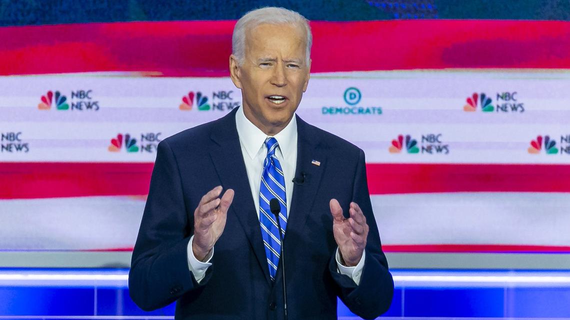 Joe Biden gets defensive during debate over his work with Mitch McConnell