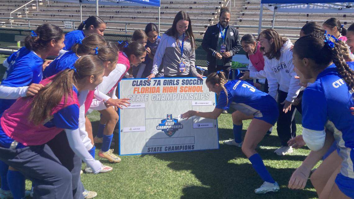 Cypress Bay girls’ soccer back in the state finals, seeking to end title drought