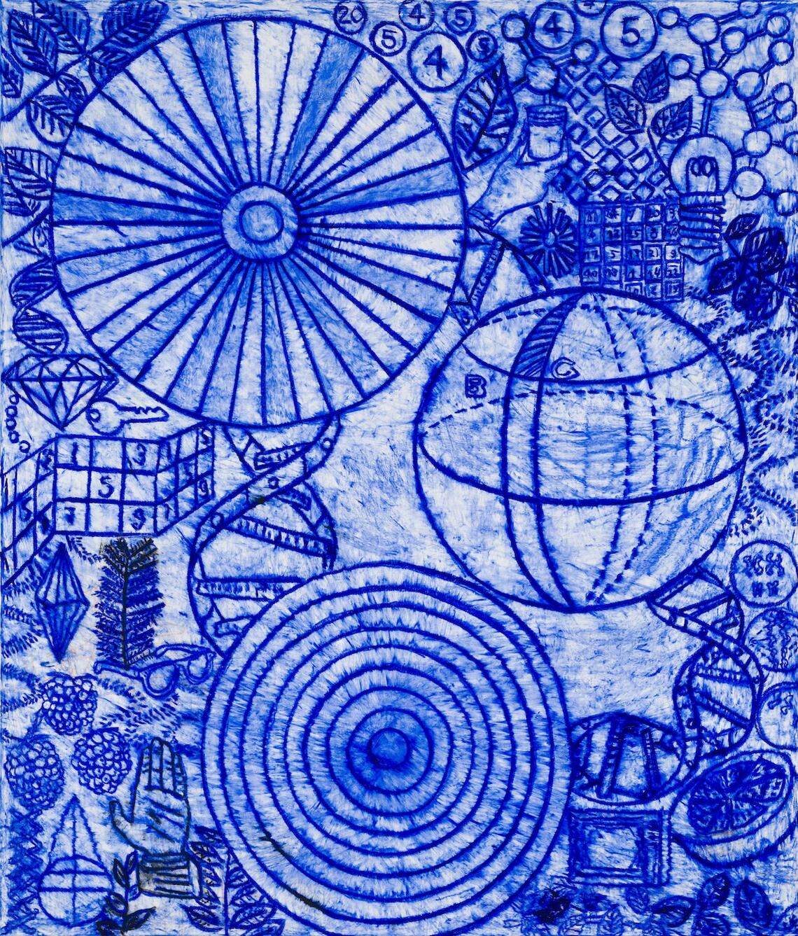 Work by Miami artist Philip Smith is on display through Oct. 5 in the show ‘Philip Smith: Magnetic Fields,’ at the Museum of Contemporary Art-North Miami.