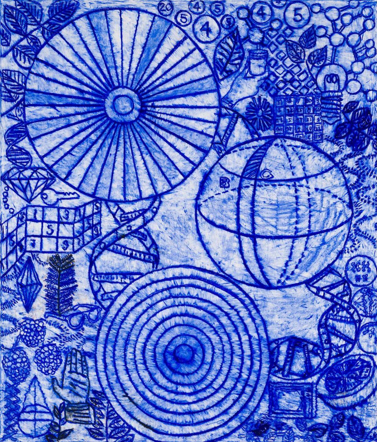 Work by Miami artist Philip Smith is on display through Oct. 5 in the show ‘Philip Smith: Magnetic Fields,’ at the Museum of Contemporary Art-North Miami.