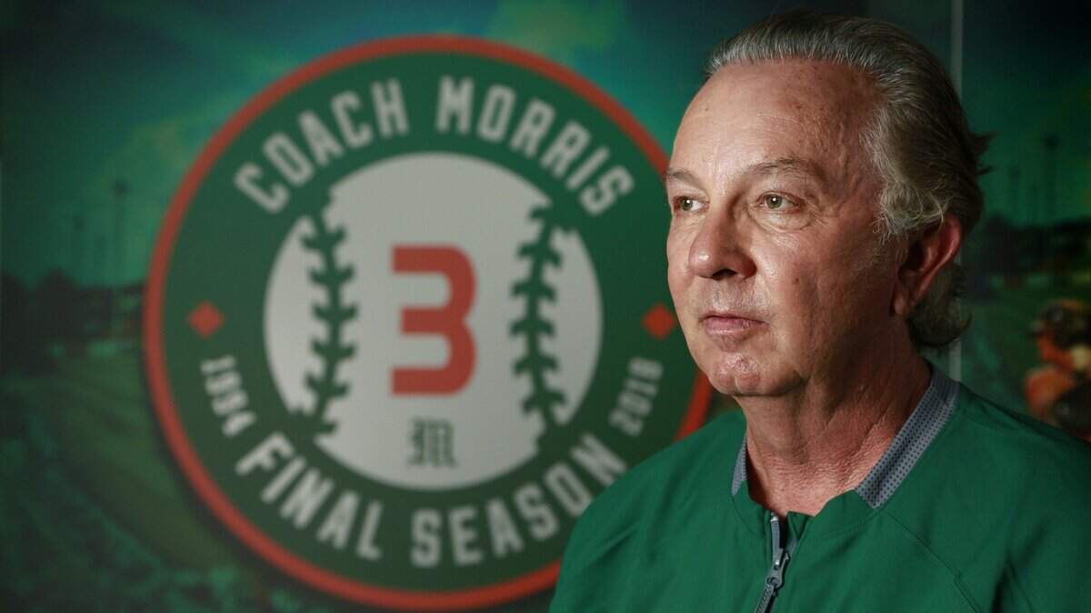 University of Miami baseball coach Jim Morris, who is retiring, is shown as the 2018 season was about to start in February.