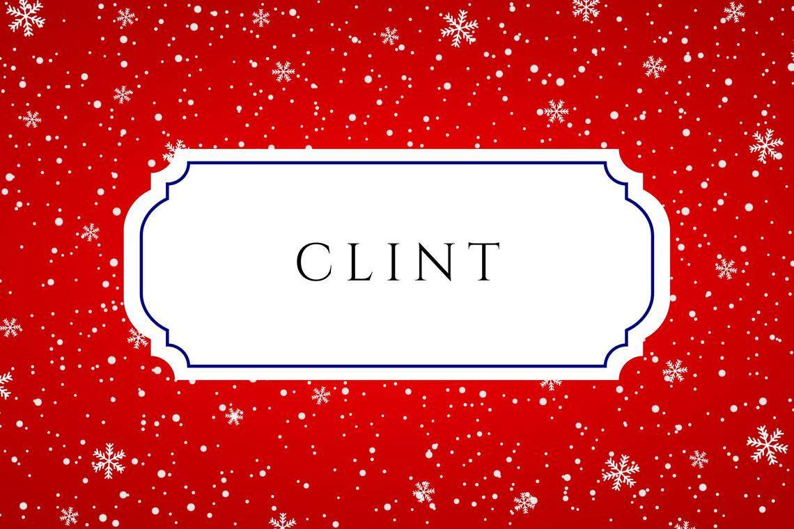 christmas baby names clint