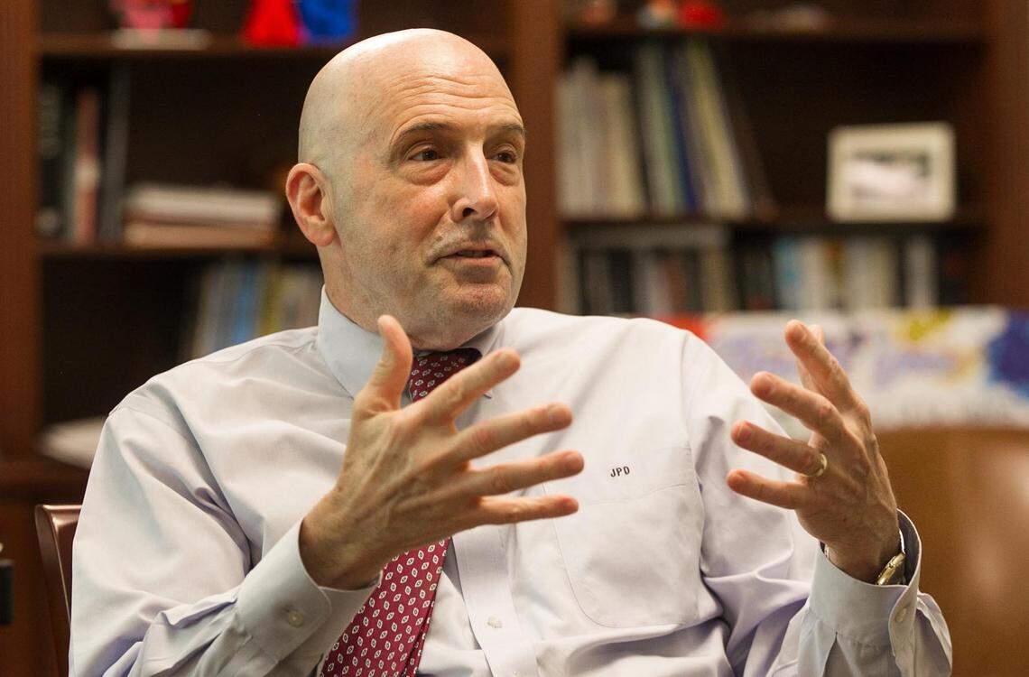 Dr. John Davies, longtime head of Miami Country Day School is retiring after 32 years on Wednesday, June 6, 2018.