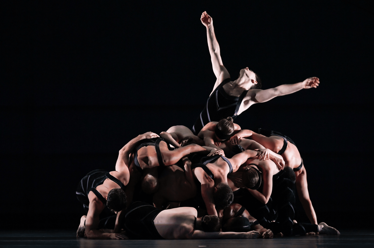 Paul Taylor Company performing choreographer Paul Taylor’s “Promethean Fire.”