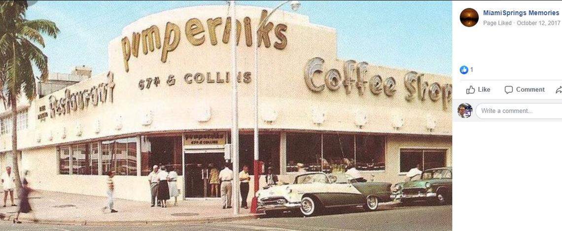 The original Pumpernik’s in Miami Beach
