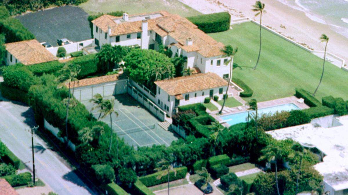 The Kennedy mansion in Palm Beach