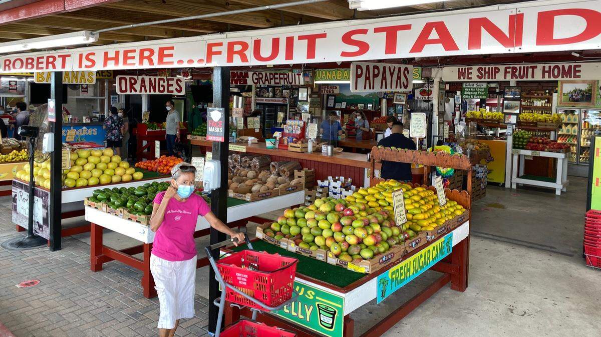 Robert is Here fruit stand has reopened with more space for customers.