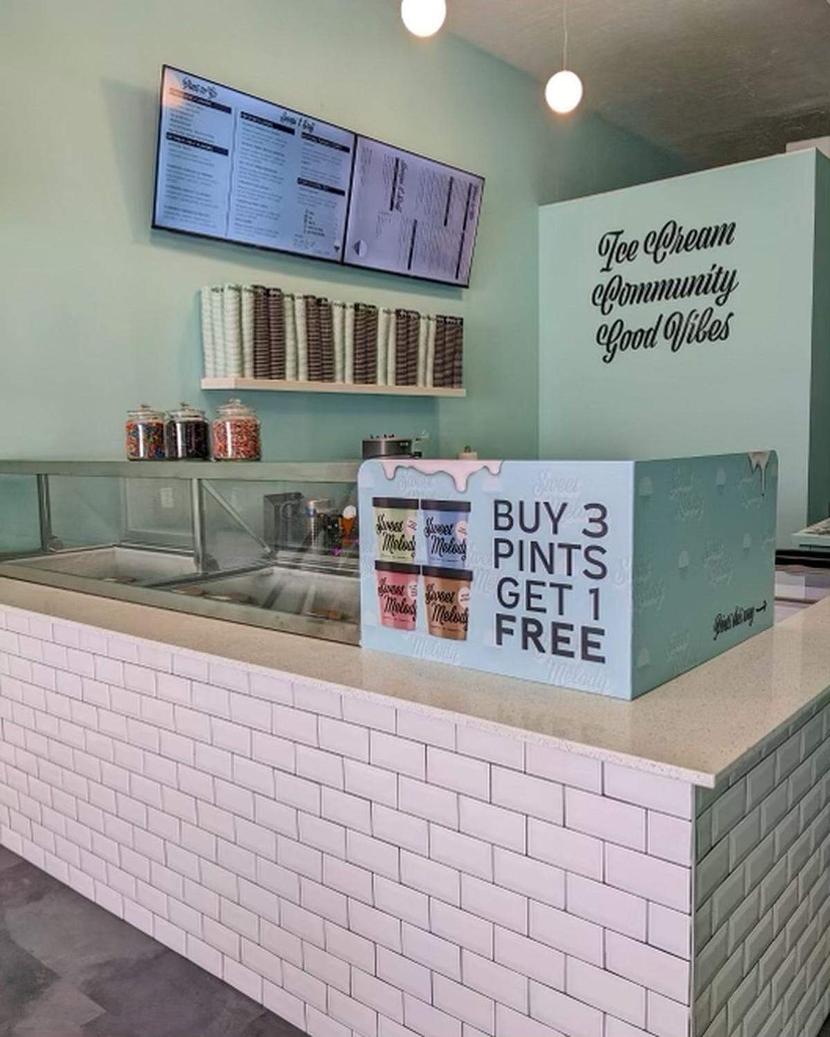 El mostrador de Sweet Melody en Coral Gables