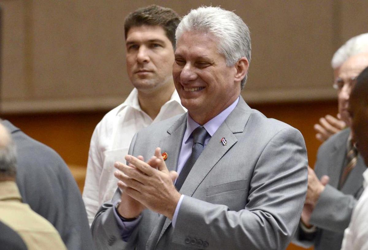 Cuban leader Miguel Díaz-Canel.