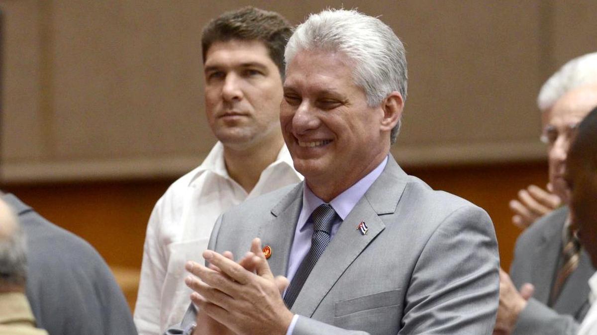 Cuban leader Miguel Diaz-Canel