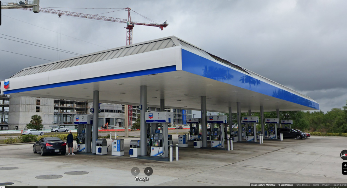 Charlotte County Sheriff Bill Prummell says the deputy was shot at a Chevron gas station during a traffic stop Sunday, Dec. 15, in Southwest Florida.&nbsp;