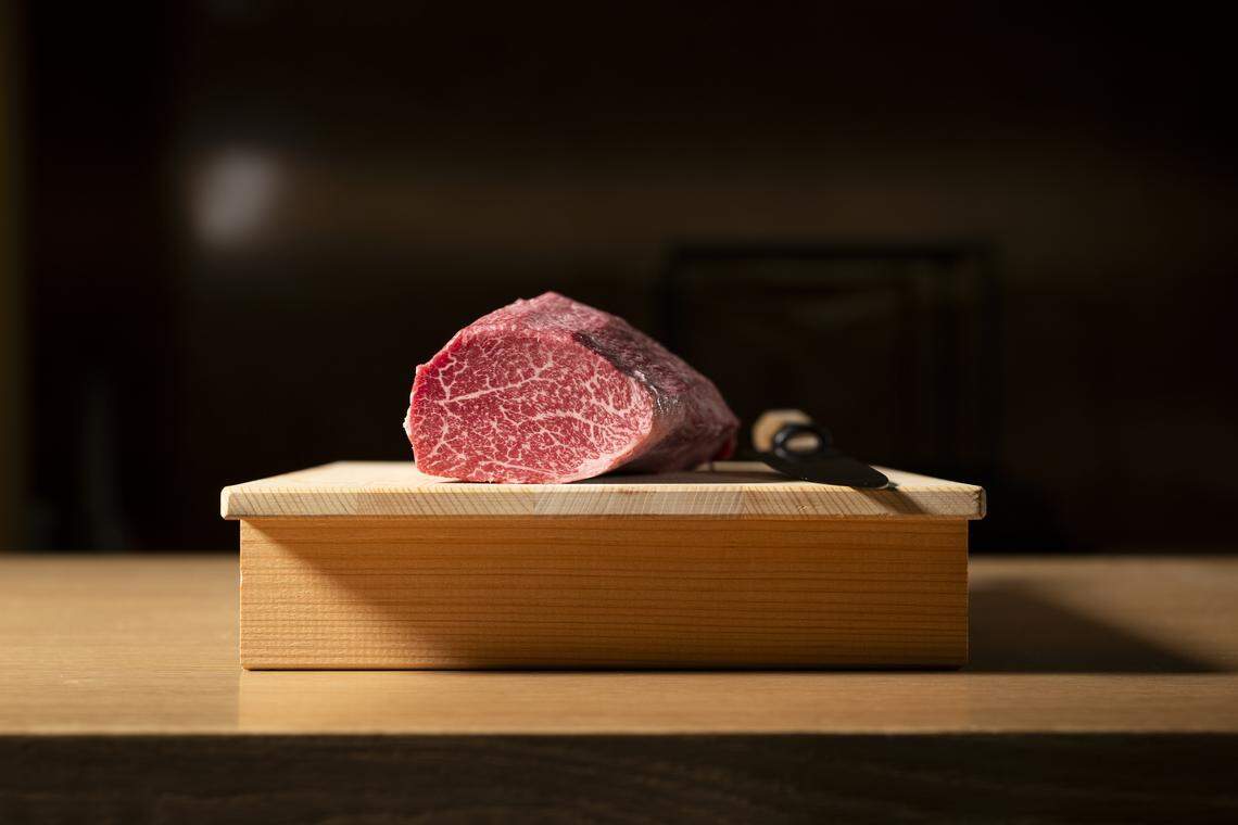 Karyu specializes in wagyu from Ueda Chikusan, a family-run cattle ranch in Japan that raises the rare and highly prized Tajimaguro cattle.