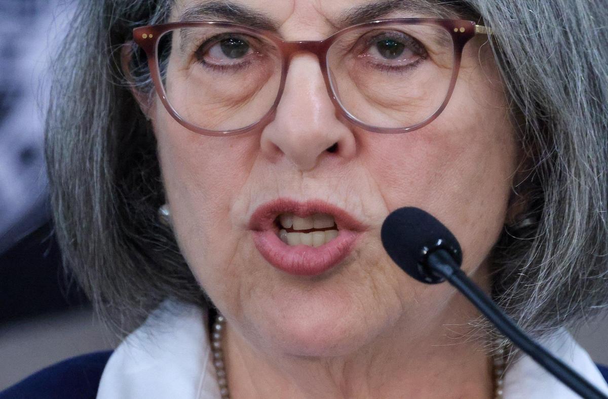 Mayor Daniella Levine Cava remarks on her choices as she unveiled her 2026 budget proposal, which includes spending cuts to close a projected deficit of more than $400 million on Tuesday, July 15, 2025.