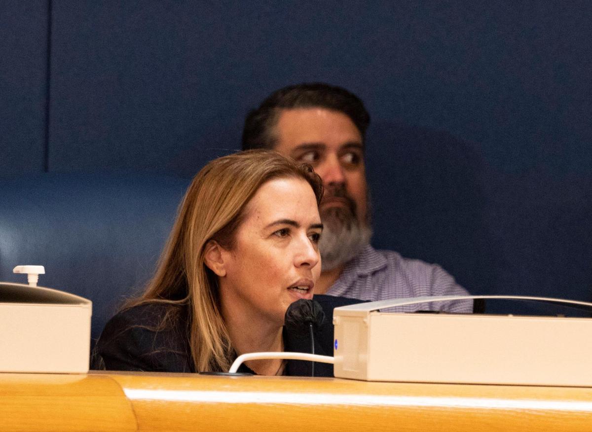 Raquel Regalado speaks during the final Miami-Dade budget hearing before a vote on Tuesday, Sept. 20, 2022, at the Stephen P. Clark Center in Downtown Miami.
