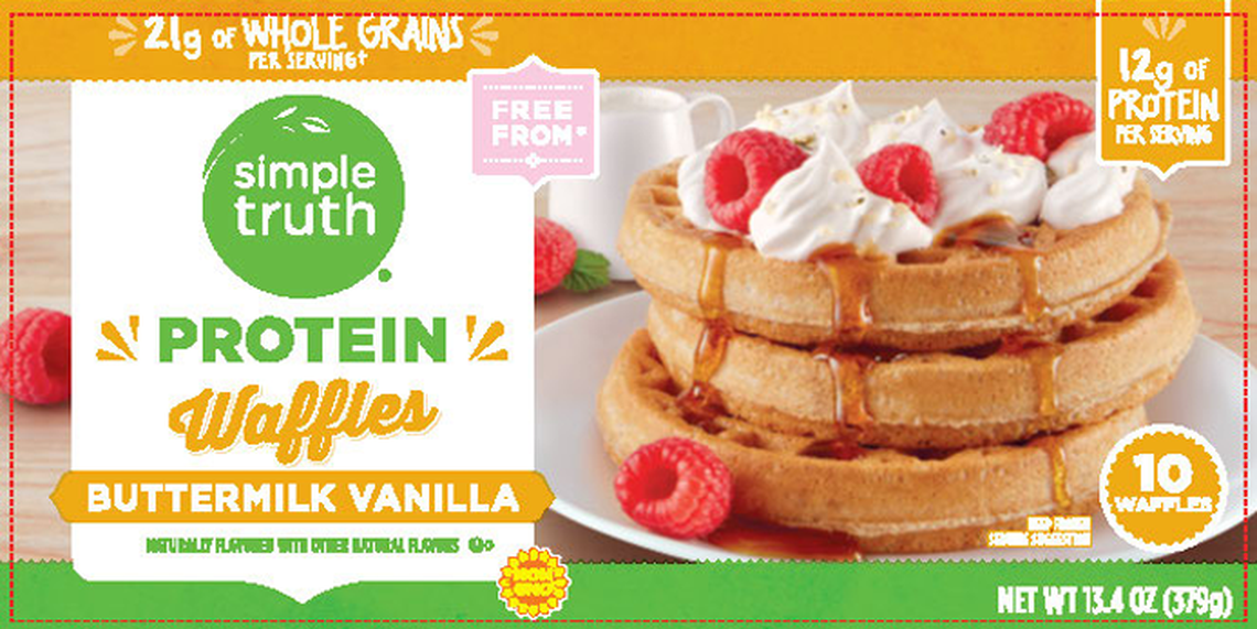 Simple Truth Protein Waffles Buttermilk Vanilla