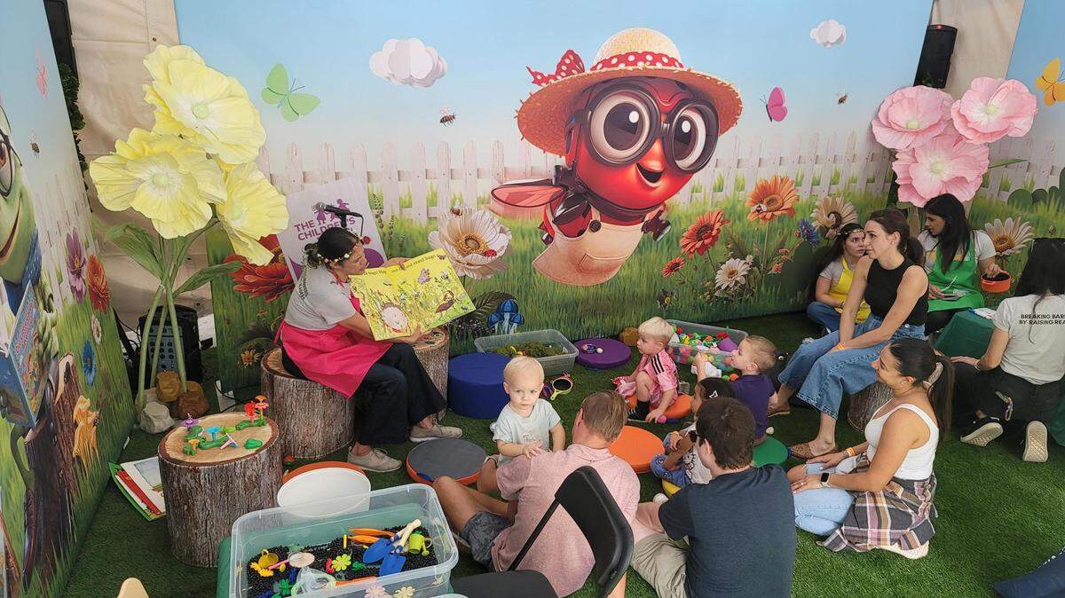 The youngest of learners are welcome at The Children’s Trust Book Club events.