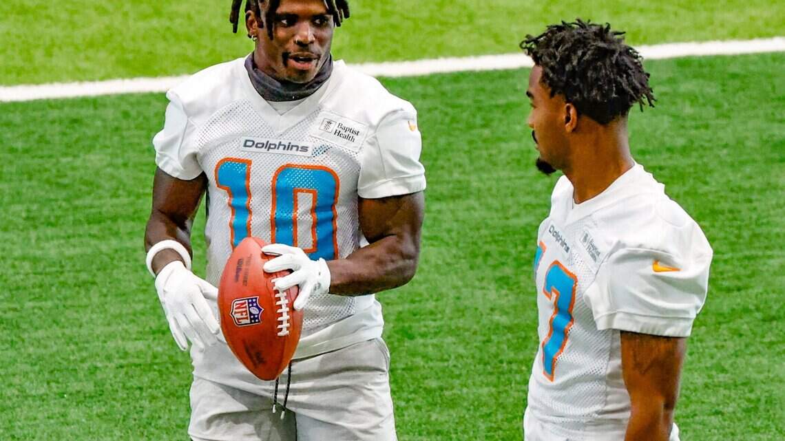 Tyreek Hill: Dolphins’ Jaylen Waddle trade suggestion is ‘ludicrous’