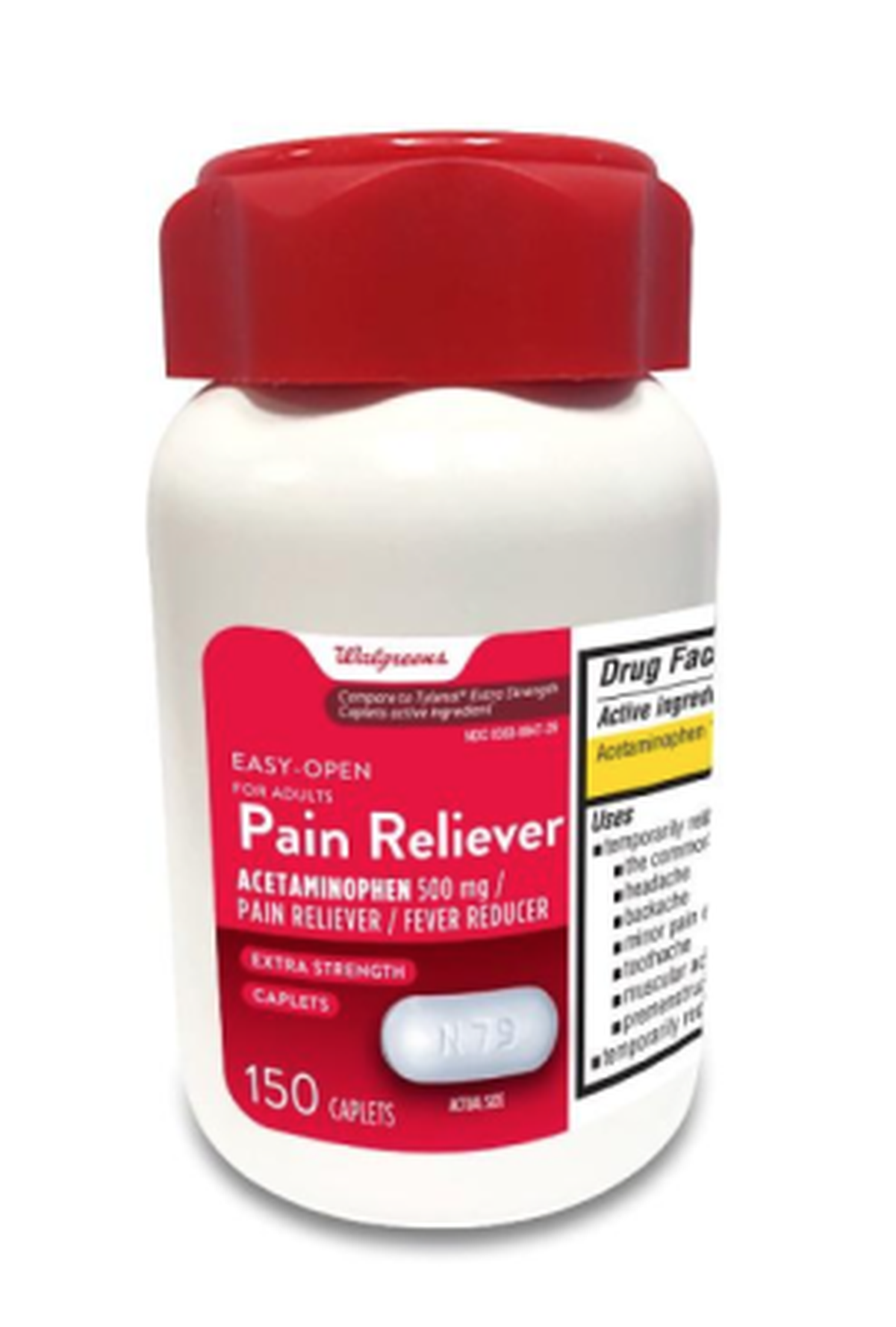 Recalled Walgreens Acetaminophen