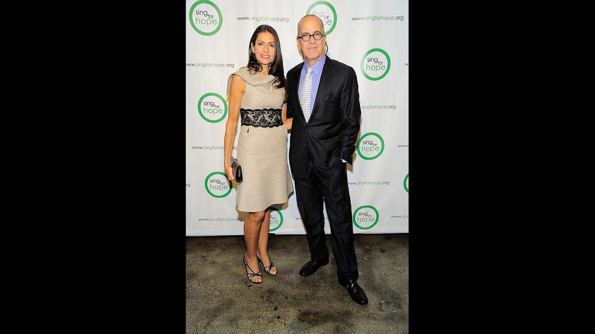 Mark Epstein, brother of the late Jeffrey Epstein, and Maria Marra attend a charity event in New York City in 2016.