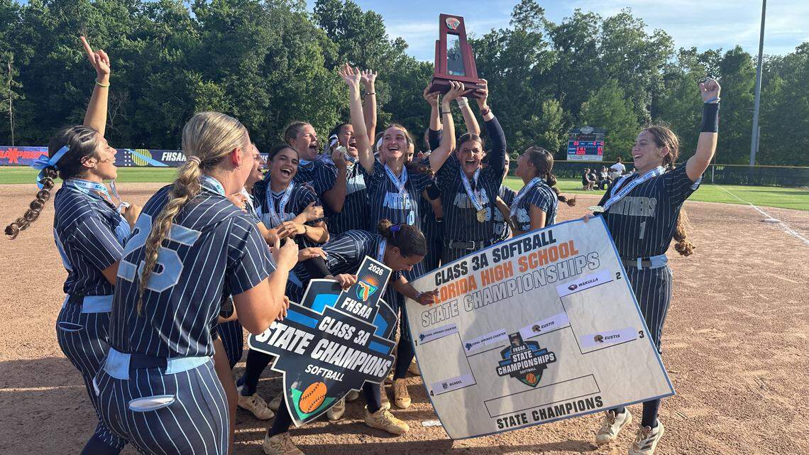 Coral Springs Charter softball caps long road back to state championship