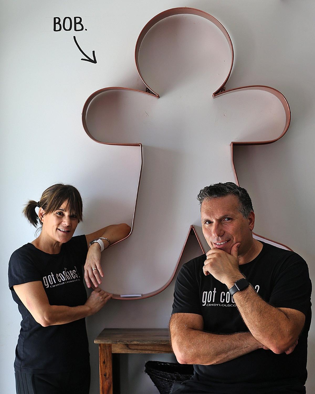 Cindy Kruse (left), with her partner Eric Paige, turned a 25-year career as a pastry chef at high-end restaurants into baking some of Miami’s most delicious cookies at her Cindy Lou’s Cookies.