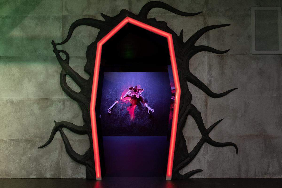 Las demogorgonas abundan en el interior de "Stranger Things: The Store".