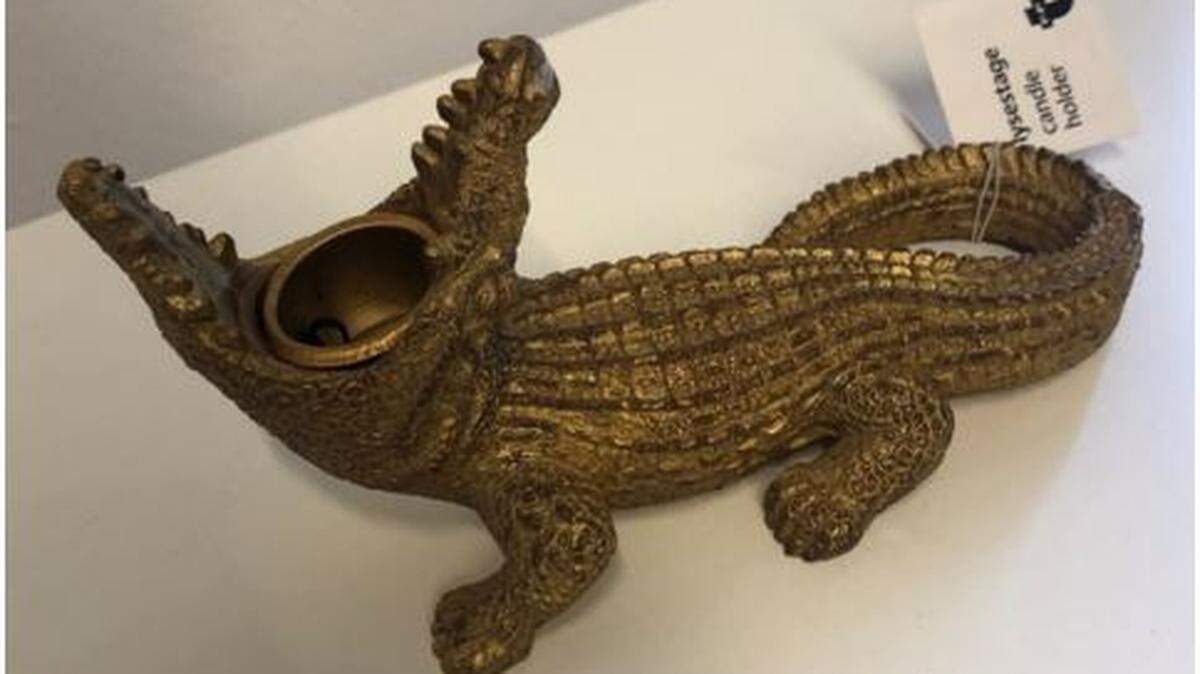 Flying Tiger Copenhagen Crocodile Candleholder